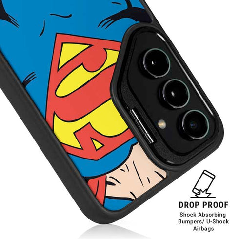 DC Comics Superman Vintage Chest Galaxy S25 Kickstand Case